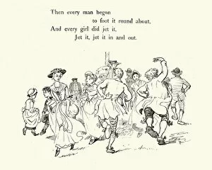 Editor's Picks: Come, Lasses And Lads, People dancing by the maypole, 19th Century