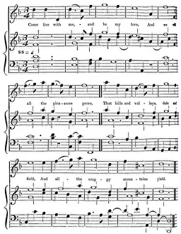 Images Dated 25th April 2019: Come Live With Me by Sir William Sterndale Bennett - 19th Century