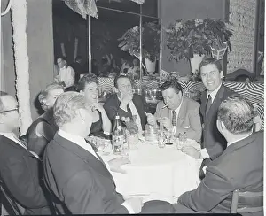 Comedian Jackie Gleason and Friends at El Morocco
