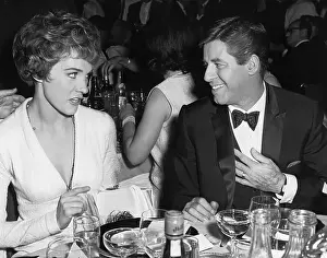 Comedian Jerry Lewis and Julie Andrews
