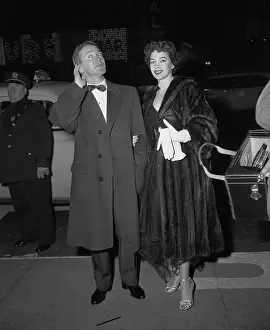 Comedian Red Buttons and His Wife