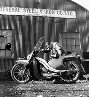 Motorcycle Prints: Commander Three