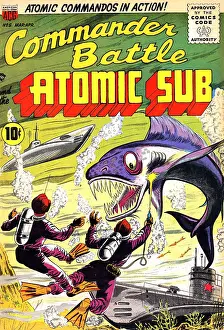 Comic Prints: Commander Battle And The Atomic Sub #5