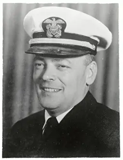 Commander Lloyd M. Buchner in Uniform
