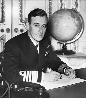 Admiral Prints: Commander Lord Louis Mountbatten