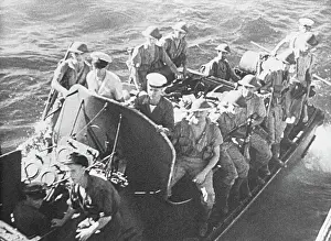 Madagascar Prints: Commandos Clinging to Boat