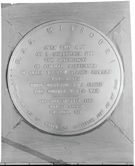 Commemorative World War II Plaque