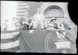 Commissioner Prints: Commisioner Addressing Immigrants