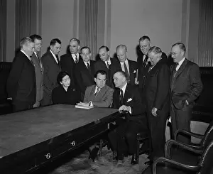 John C Prints: The Commission on Government Security at Meeting