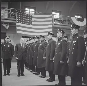 Commissioner Inspecting Tactical Patrol Force