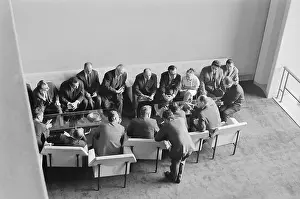 Diplomacy Prints: Communist UN Delegates in a Meeting