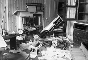 Raid Prints: Communist Head Quarters Raided By Police