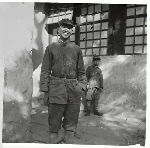 Communist Officers Standing in Street