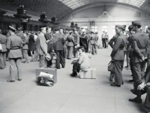Commuters Gathering in Union Station