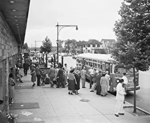 Jamaica Prints: Commuters in Long Island
