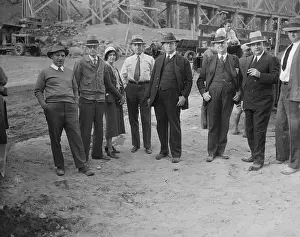 Kaiser Prints: Company Officials at Boulder Dam