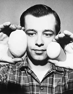 Comparing Sizes of Two Hens Eggs