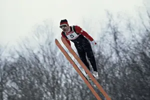 Sapporo Prints: Competing in Ski Jump Event