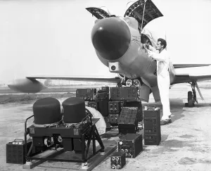 Military Airbase Prints: Components of Electronic Interceptor System