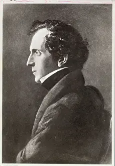 Composer Felix Mendelssohn in Suit