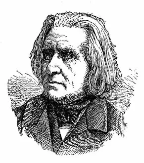 Composer Gallery: Composer Franz Liszt engraving 1894