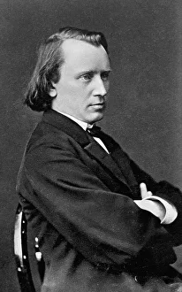 Young Johannes Brahms Print, circa 1855. Art Prints, Posters