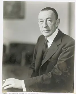 Old Age Prints: Composer Sergei Rachmaninoff