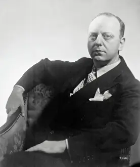 Gray Background Prints: Composer Virgil Thomson