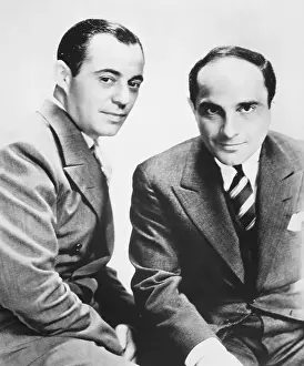 Composers Richard Rodgers and Lorenz Hart Posing Together