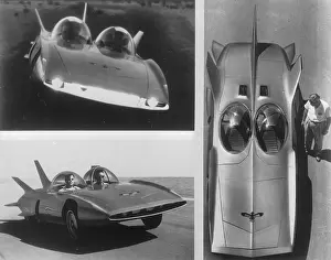 Top View Prints: Composite of General Motors Firebird III at World's Fair