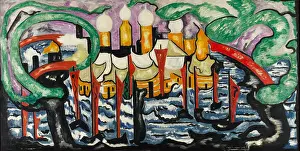 Expressionism Prints: Composition No 62. Artist: Heemskerck van Beest, Jacoba van (1876-1923)