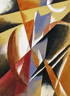 Composition Prints: Composition. Artist: Popova, Lyubov Sergeyevna (1889-1924)