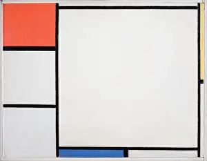 Piet 1872 1944 Prints: Composition With Red