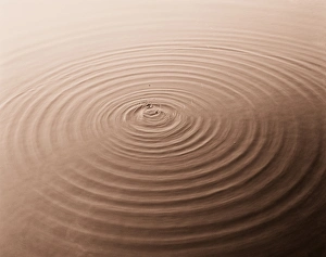 Circles Collection: Concentric rings on water