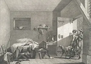 Philosophy Prints: Condorcet Dying in His Prison Cell