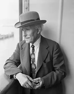 Conductor Toscanini Aboard Ocean Liner