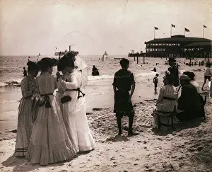 Coney Island Beach ca. 1900
