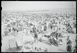 Coney Island Beach Crowd