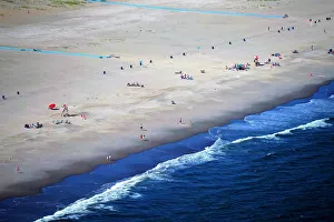 Jerry Trudell Aerial Photography Collection: Coney Island beachfront