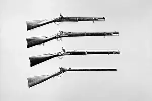 Artillery Prints: Four Confederate Carbines