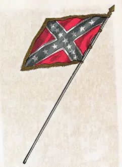 Confederate Armed Forces Prints: Confederate Flag