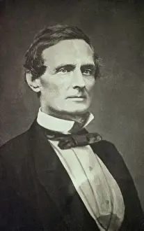 Confederate States President Jefferson Davis as Young Man