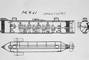 Images Dated 4th July 2010: Confederate Submarine