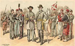 Human Face Gallery: Confederate Uniforms