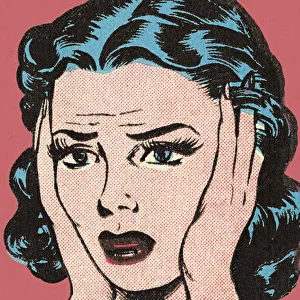 Printstock Collection: Confused Woman