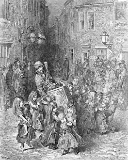 Chaos Prints: Confusion in Slums Caused by Industrial Revolution