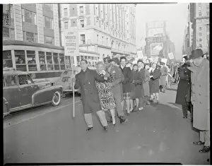 Fundraiser Prints: Conga Line During March of Dimes Rally