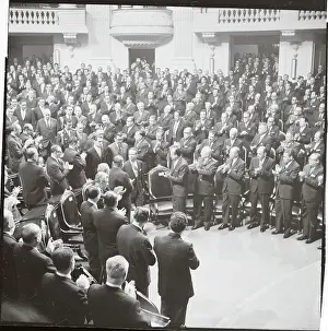 Hanoi Prints: Congress Applauding Gustavo Diaz Ordaz