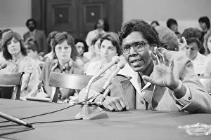 Rights Prints: Congresswoman Barbara Jordan Addressing House Subcommittee