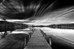 John Finney Photography Gallery: Coniston water sunrise. Lake District National park. UK